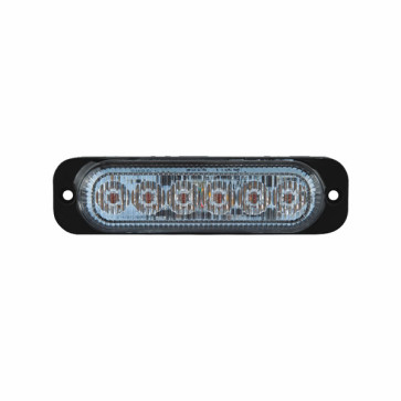 Durite R65 Amber High Intensity 6-LED Warning Light - 12/24V