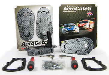 Aerocatch Bonnet Catch Kit Locking - Carbon