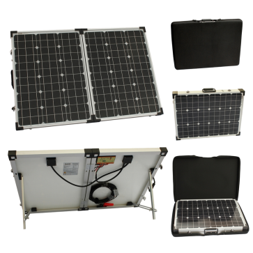 100w 12v Folding Solar Charging Kit for Expedition, Overlanding, Caravans, Motorhomes and Boats