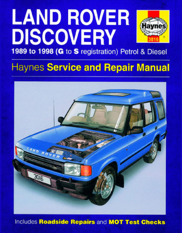 Haynes Workshop Manual for Discovery 1