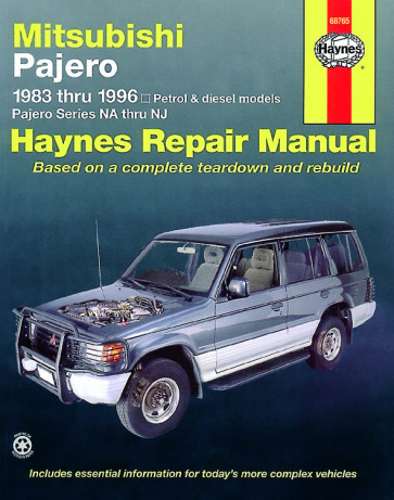 Haynes Repair Manual for Pajero