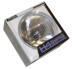 7" H4 Clear Headlight - RHD 