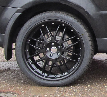 Warwick Nero Alloy Wheel Black 20x9" - Range Rover 2013 On