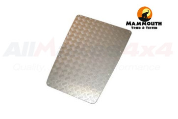 Mammouth 3mm Premium bonnet protection plate for Defender 1983-2007 (silver anodised)