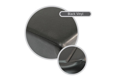 2 Man Bench Cushion Black Vinyl