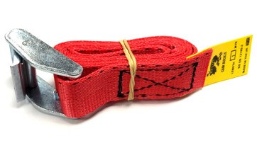Cam Buckle Strap 1m x 25mm - Red
