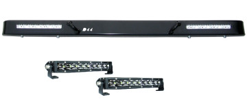 D44 Defender Clubman Bumper - Non Winch Standard With LED Driving Lights