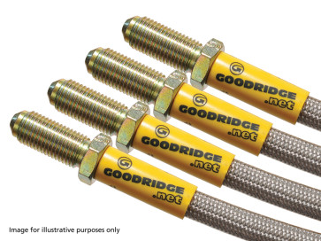 Goodridge Stainless Brake Line Set - Range Rover Classic Up to 1981 Imperial Non-ABS +40mm