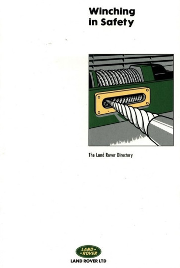 Land Rover Winch In Safety Book