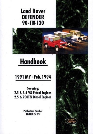 Defender Handbook 1991 - 1994