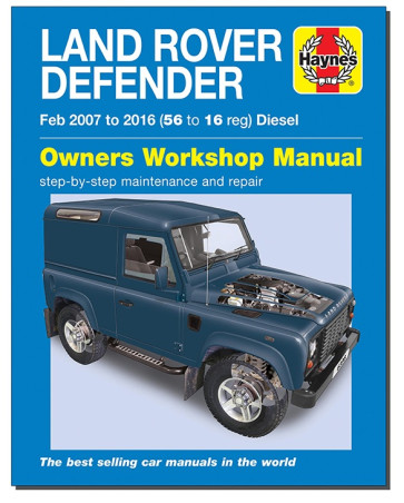 Haynes Land Rover Defender Tdci 06 - 16 Workshop Manual