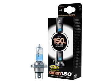 H4 Ring Xenon 150 Headlamp Bulbs