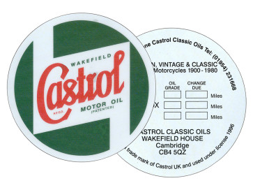 Castrol Windscreen Service Sticker