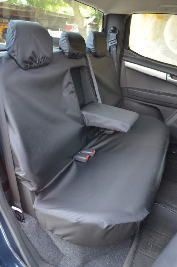 Isuzu D-Max (2012 to current) Double Cab Rear Seat Without Central Armrest Seat Covers