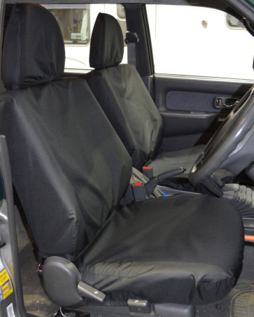Mitsubishi L200 (1996  to 2006) Front Pair Single Seats Seat Covers