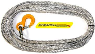 Dynapull 12mm x 125ft (38m) Winch Rope For 8274 / GP/ Hornet - Graphite
