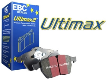 EBC Ultimax Brake Pads suits Def 90 front 1994, Disco 1 (no sensor) & RRC > 1985