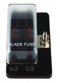 LED Standard Blade Fuse Holder - 4 Way
