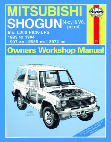 Haynes Workshop Manual for Shogun