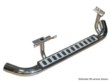 Defender 90 & 110 (2 Door) Fire & Ice Side Steps 2003 On Stainless