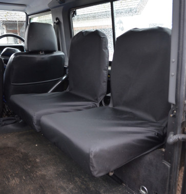 Land Rover Defender (1983 – 2007) Rear Fold-Up Dicky Seats (1 pair) Seat Covers