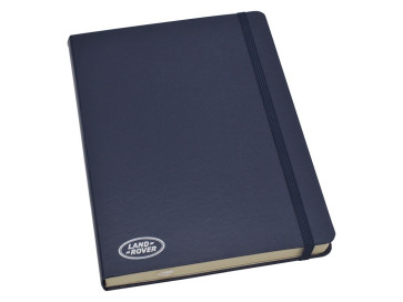 Land Rover Hard Cover Lined Notebook - Large Navy