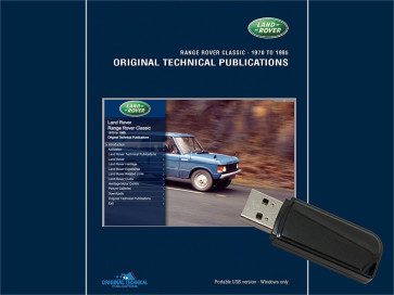 Range Rover Classic - 1970 - 1995 Original Technical Publication USB
