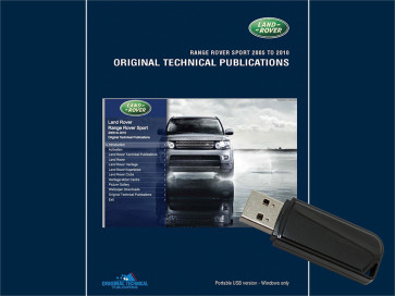 Range Rover Sport - 2005 - 2009 Original Technical Publication USB