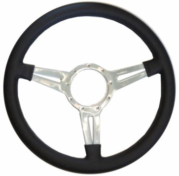Mota-Lita Steering Wheel 15" Silver With Slots