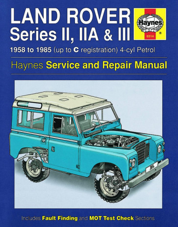 Haynes Service & Repair Manual for Series - Limited offer whilst stocks last