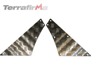 Mammouth Quadrant chequer plate inc S/S fittings Def 110 CSW - Uncoated