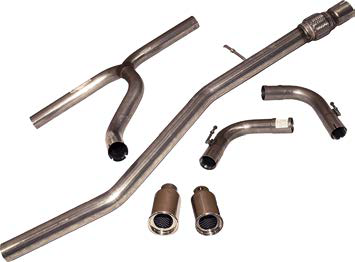 Double S Discovery Sport Stainless steel sports exhaust system