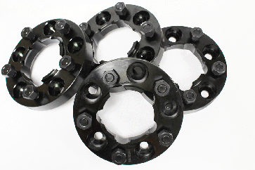 Wheel Spacers for Defender / RRC / Discovery 1 (BLACK 