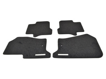 Discovery 3 / Discovery 4 Carpet Mat Set With Rubber Backing LHD Ebony VPLAS0023PVJ 