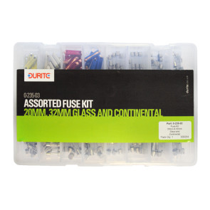 Durite Assorted 20MM, 32MM Glass and Continental Fuse Kit