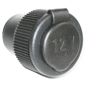 12v Single Accessory Socket With Cover