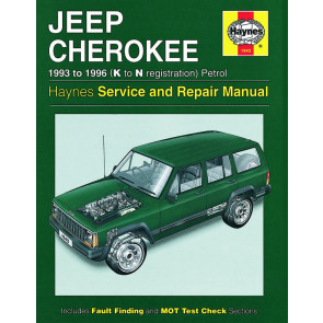 Haynes Workshop Manual for Jeep Cherokee