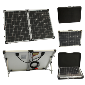 100w 12v Folding Solar Charging Kit for Expedition, Overlanding, Caravans, Motorhomes and Boats