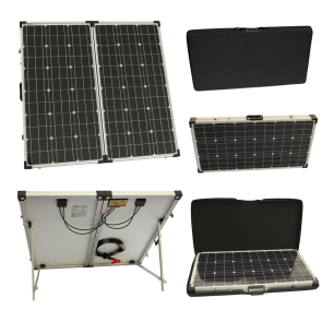 150w 12v Folding Solar Charging Kit for Expedition, Overlanding, Caravans, Motorhomes and Boats