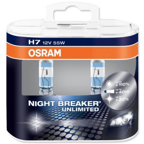 H7 Osram NightBreaker Unlimited Bulb Set