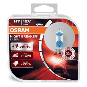 H7 Osram NightBreaker Laser Bulb Set