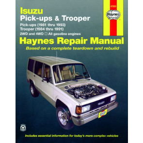 Haynes Isuzu Trooper & Pick-up 81-93 Repair Manual