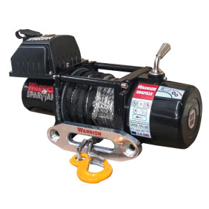 Warrior 5000  SPARTAN 12v Electric Winch With  Synthetic/Fairlead