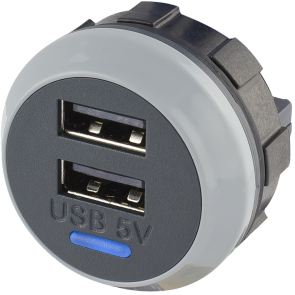 Alfatronix PVPro-D 12/24VDC USB Charger