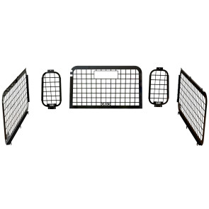 D44 Defender 2002 to 2016 External Window Guard Set (with inside rear door) 90 and 110