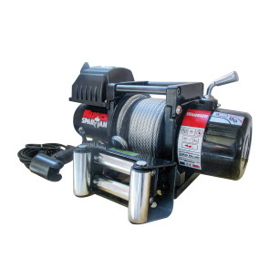 Warrior 6000  SPARTAN 12v WITH synthetic rope / ali fairlead