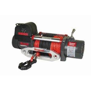 Warrior S9500 V2 Samurai Winch with Synthetic Rope 12v