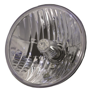 7" SVX Crystal Clear Headlight - LHD - Includes built in sidelight