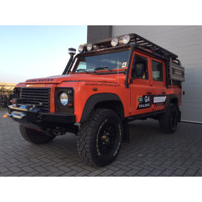 D44 Defender High Mount Air Con Bumper For Lowline Winch - Standard Ends