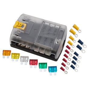 6-Way Fuse Box Kit With Crimps